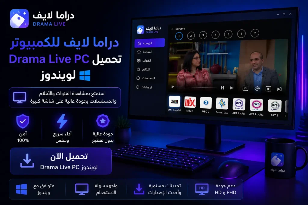 دراما لايف للكمبيوتر تحميل Drama Live PC لويندوز